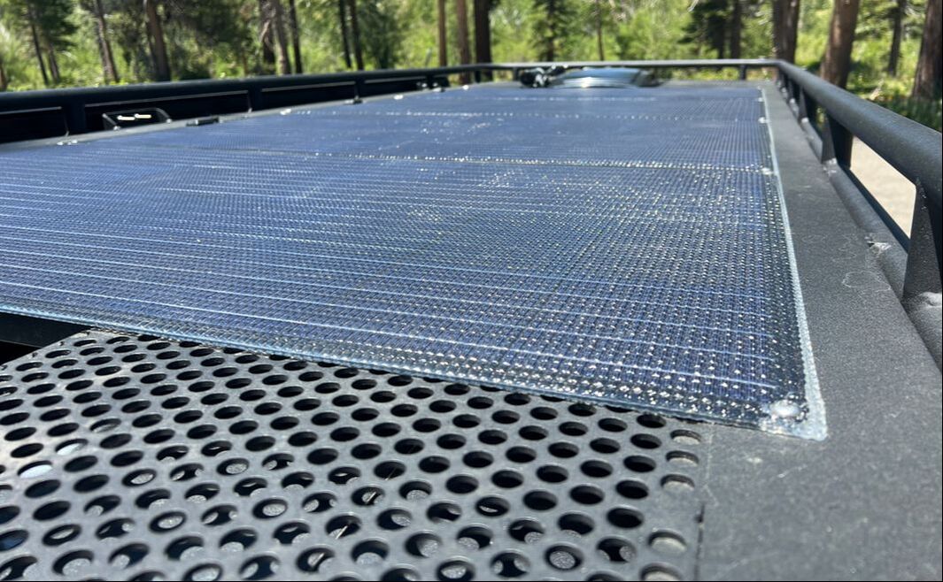Tiny Watts Solar Roof Deck  Walkable Solar Panel For Vans
